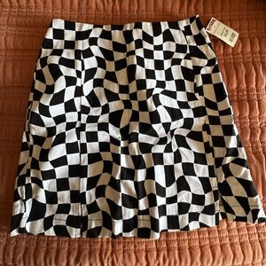 Love on a Hanger Optical Illusion Mini Skirt